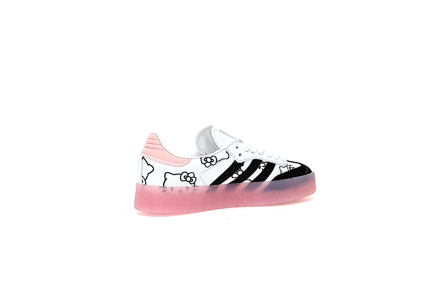 Kako Find List budget photos for Adidas Black White Pink Samba Style Sneaker thumbnail 3