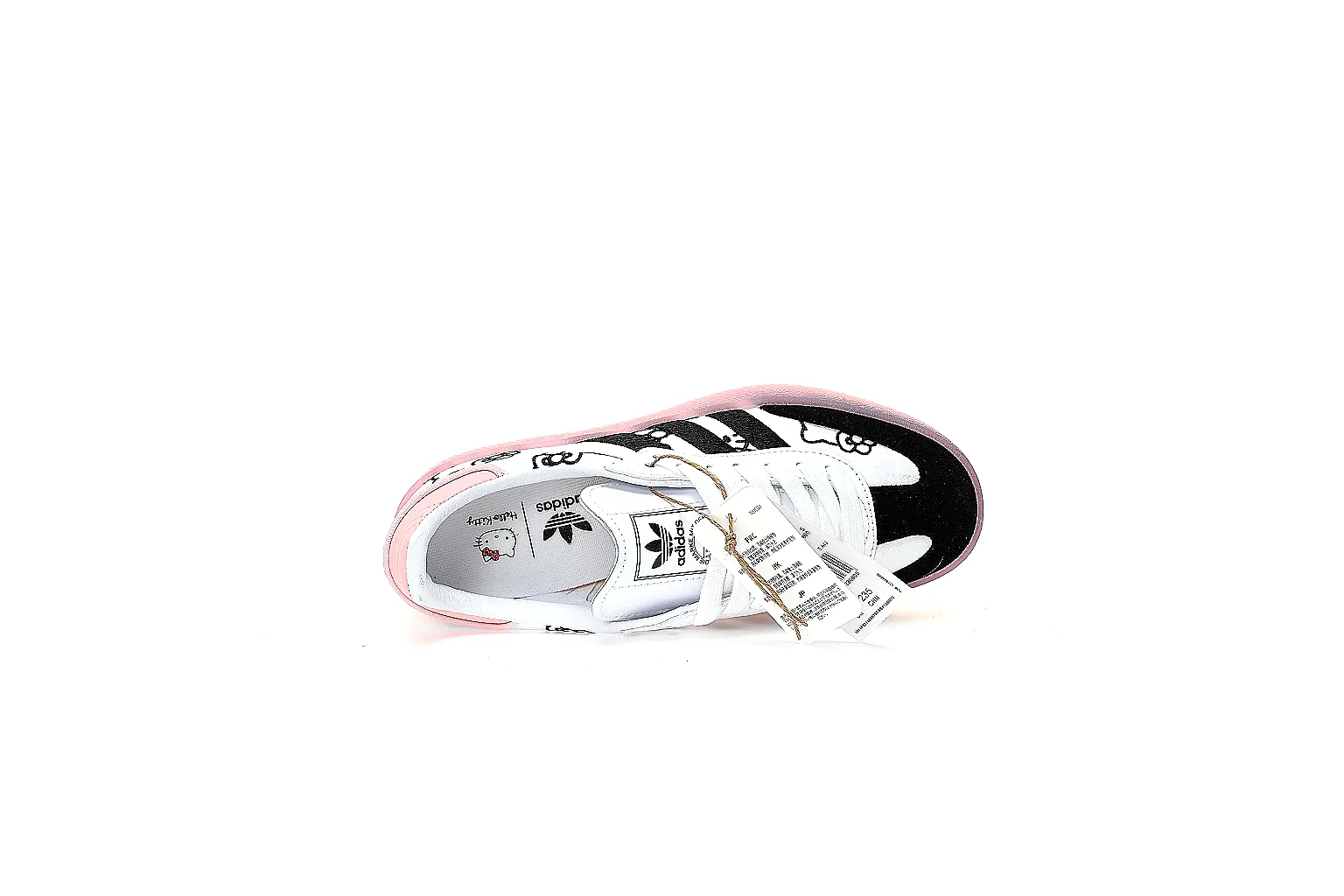 Kako Find List budget photos for Adidas Black White Pink Samba Style Sneaker thumbnail 4