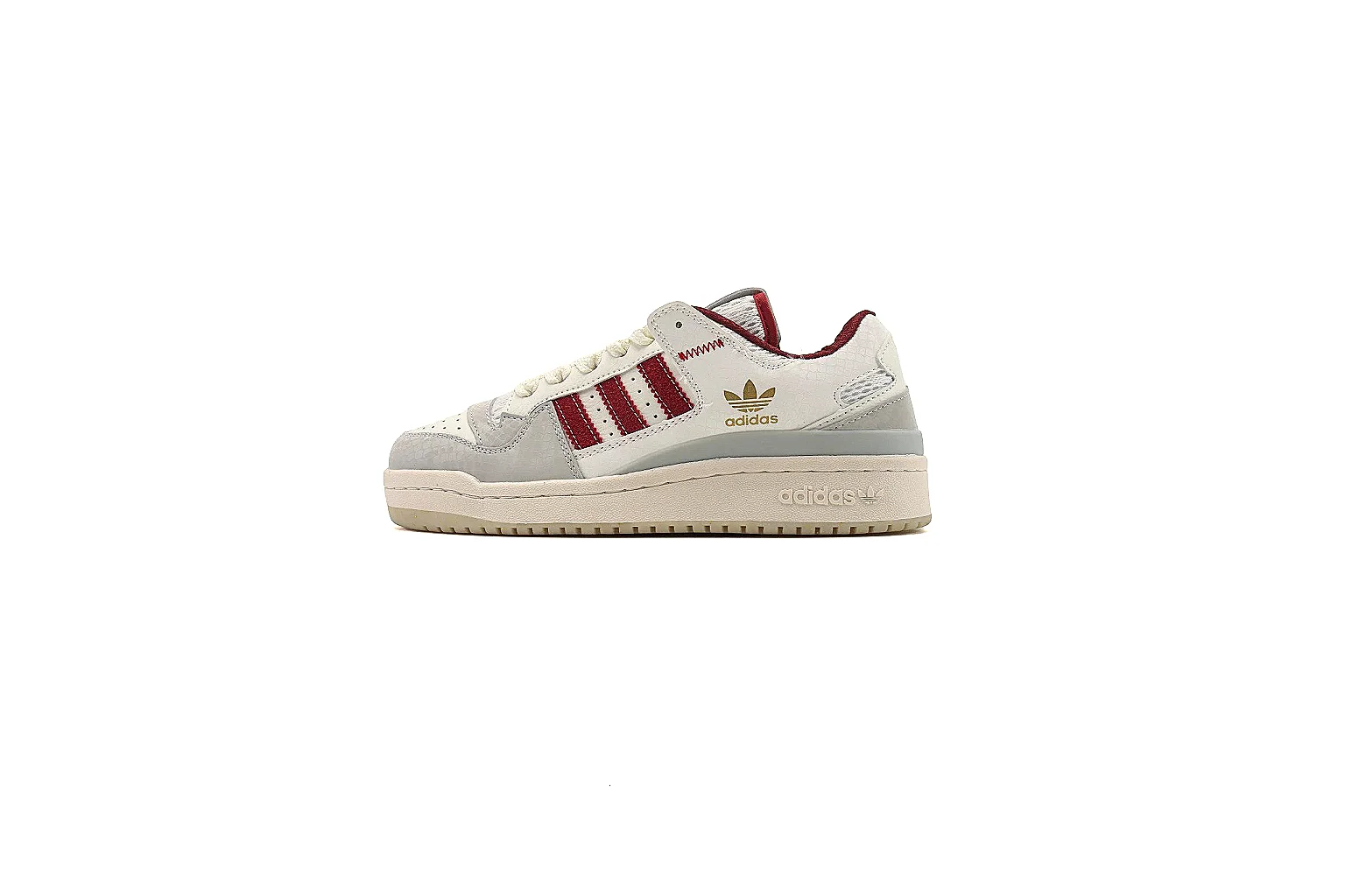 kakofindlist.com Adidas White Burgundy Campus Low 0959 White Burgundy low-top product image