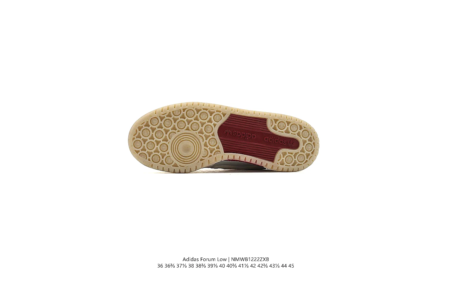 kakofindlist.com Adidas White Burgundy Campus Low 0959 White Burgundy low-top product image thumbnail 6