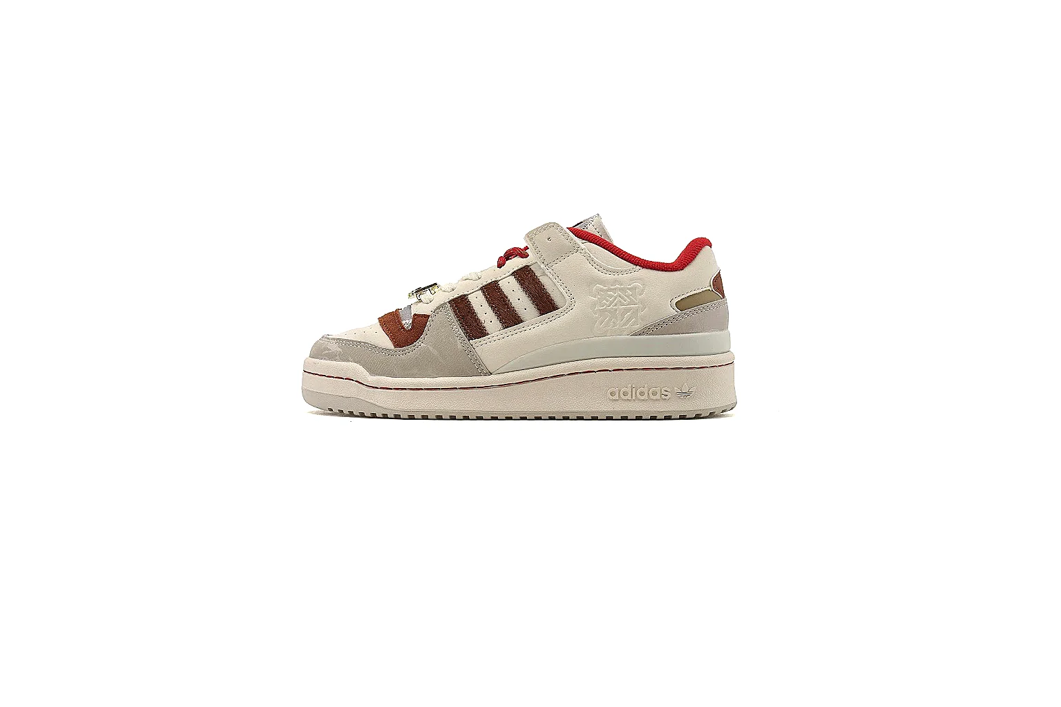 kakofindlist.com Adidas Cream Red Low Platform 0862 Cream Red low-top product image