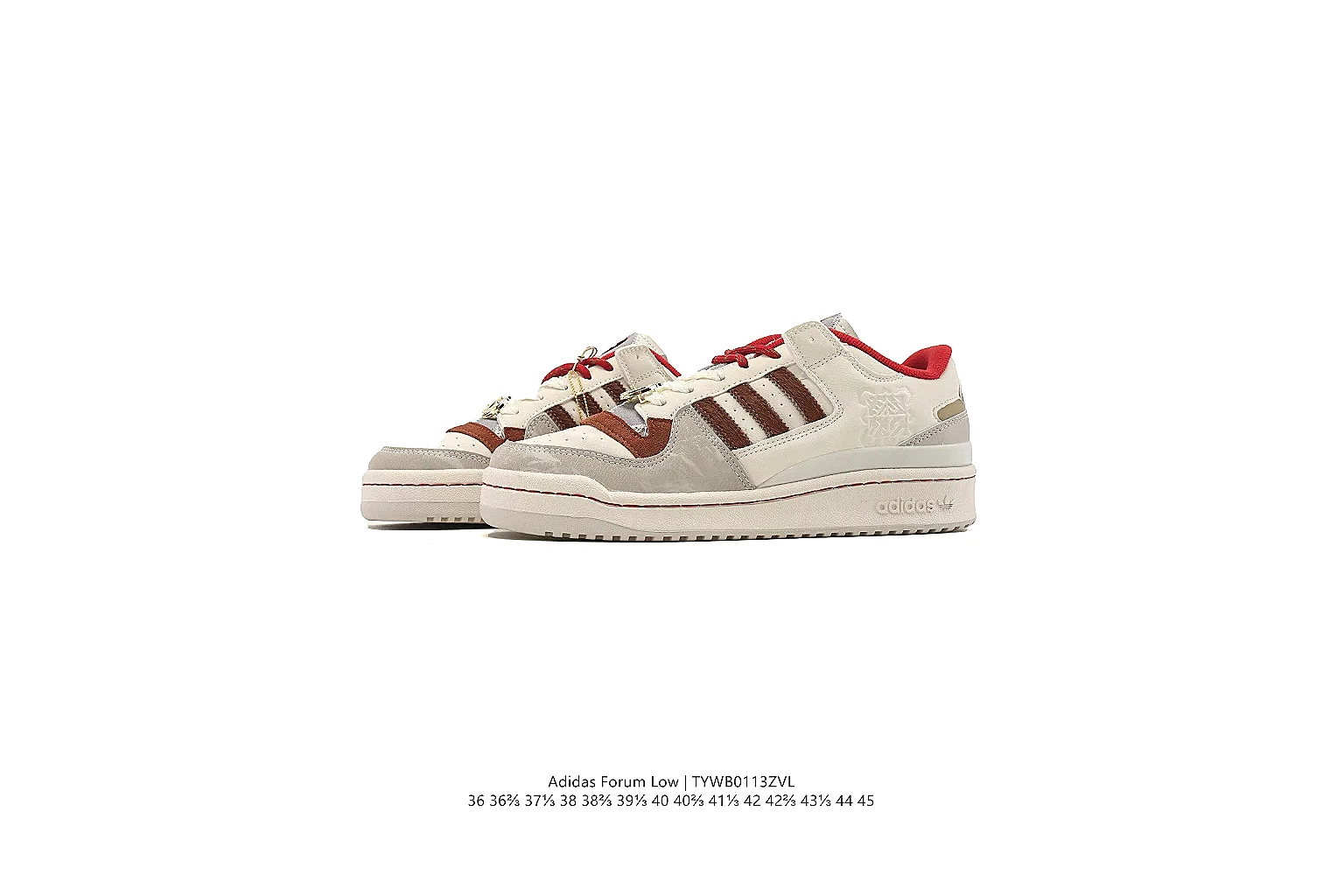 kakofindlist.com Adidas Cream Red Low Platform 0862 Cream Red low-top product image thumbnail 2