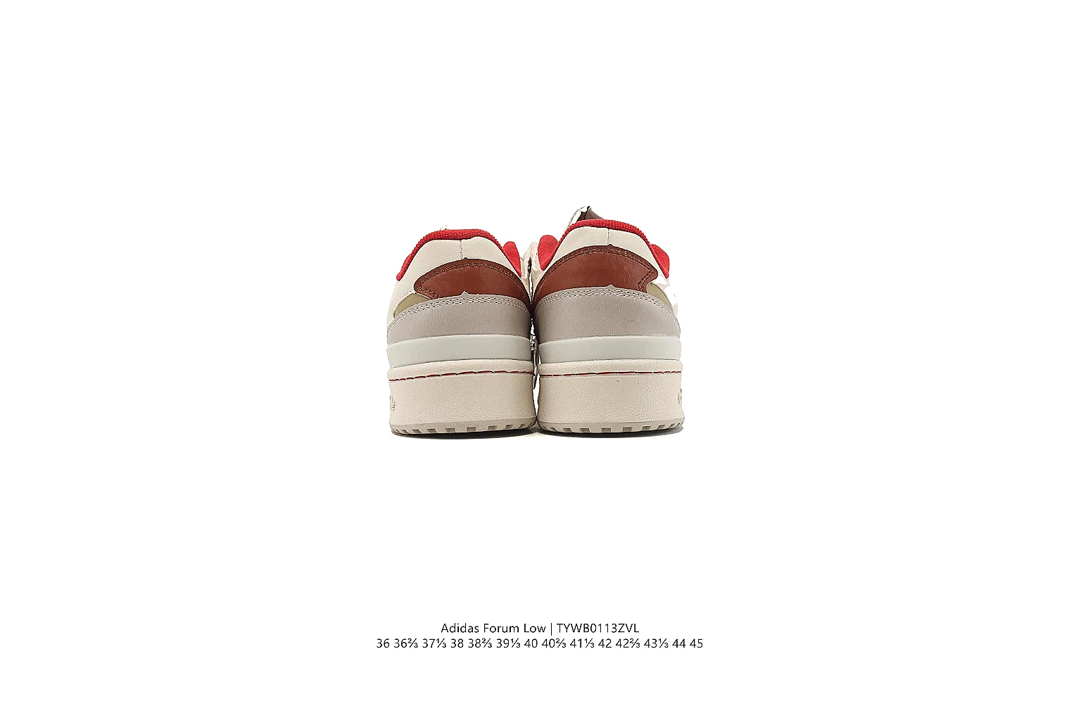 kakofindlist.com Adidas Cream Red Low Platform 0862 Cream Red low-top product image thumbnail 5