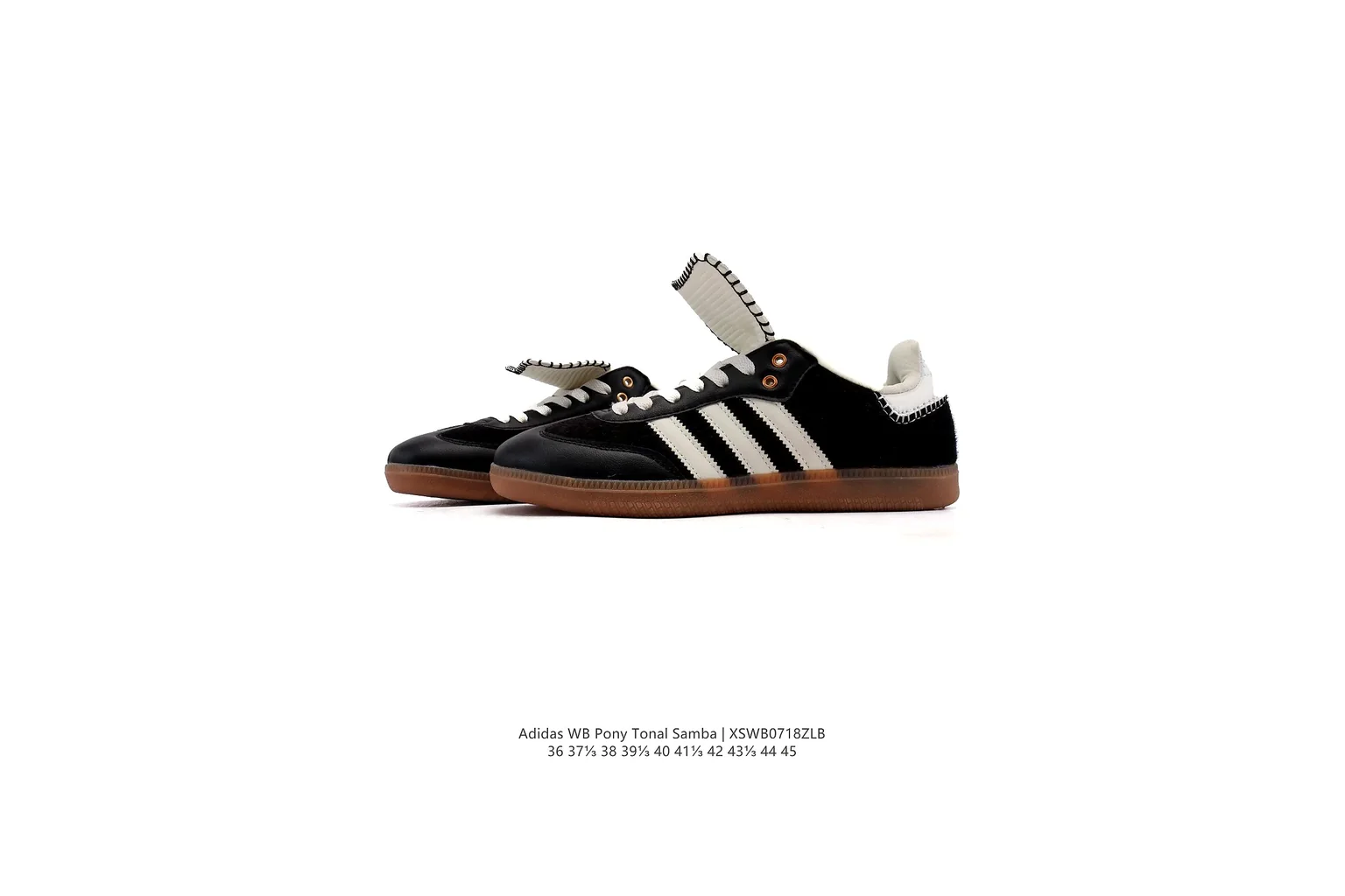 Adidas Gazelle Black Gum gum sole terrace six photo view thumbnail 2