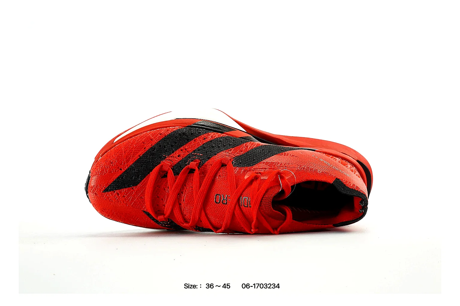 kakofindlist.com Adidas Red Black Performance Runner 1529 Red Black runner product image thumbnail 4