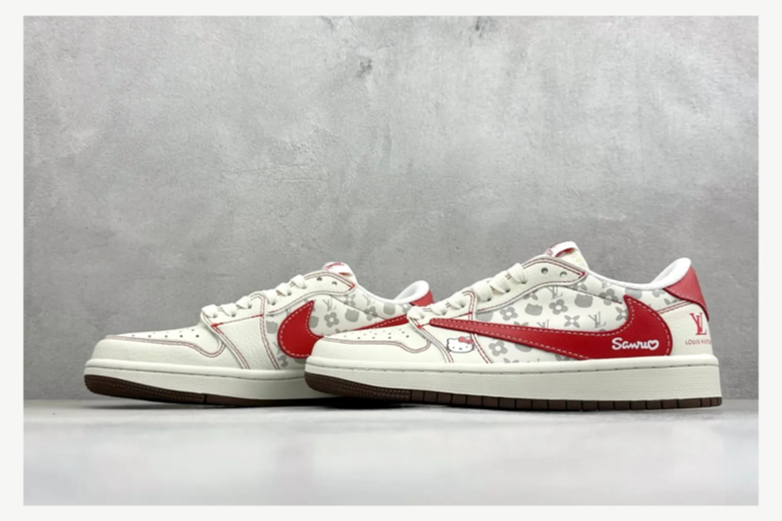 Adidas Samba White Red Low Top value find image SKU 1182167385 thumbnail 5