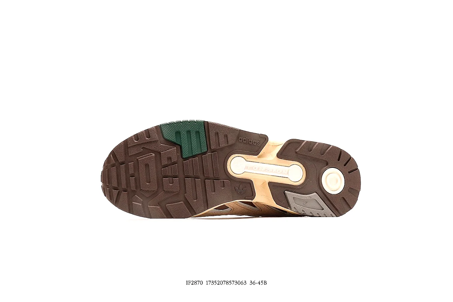 Adidas Torsion brown beige retro runner CNY 400 find thumbnail 4