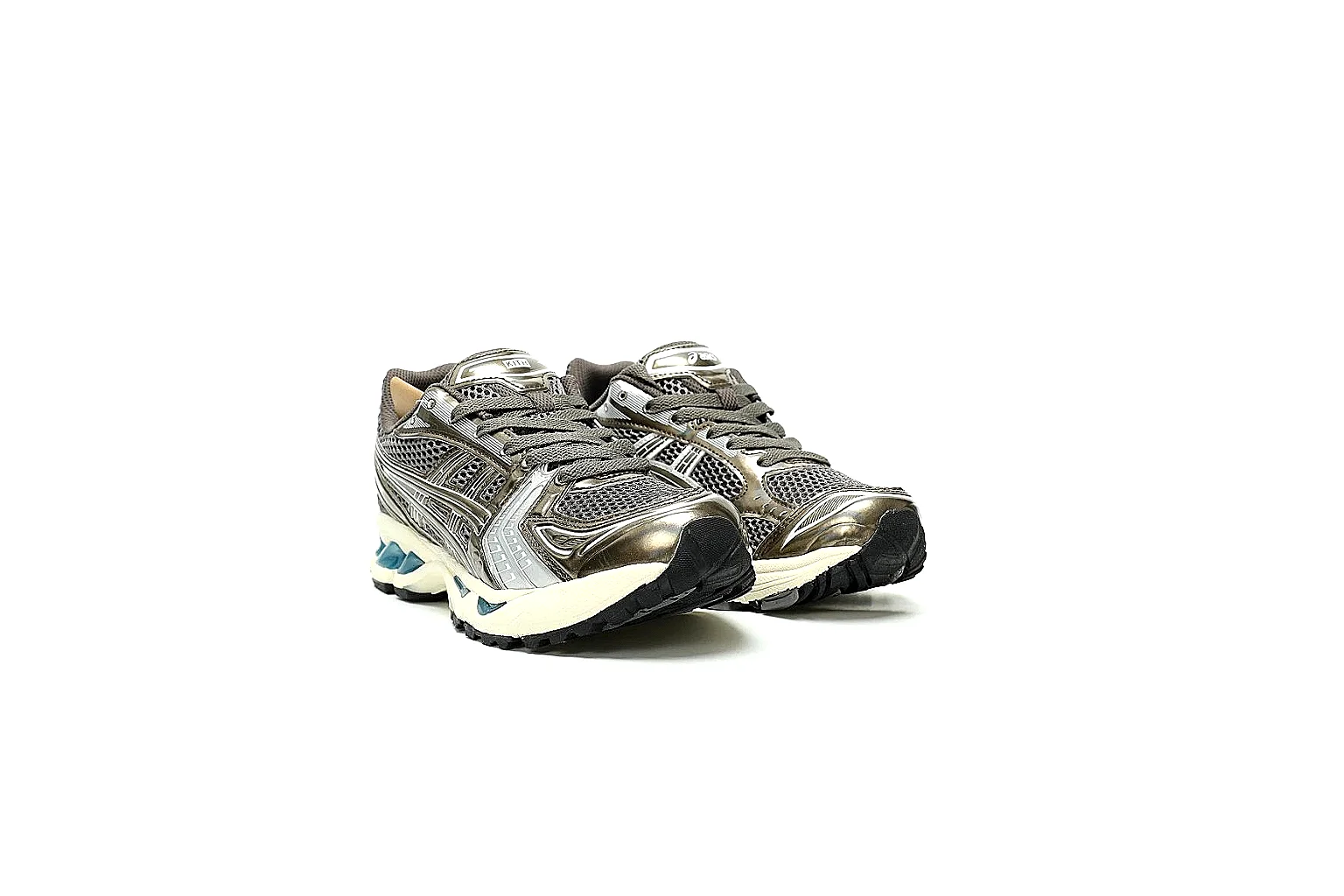 ASICS Gel-Kayano 14 metallic runner front pair value find thumbnail 5