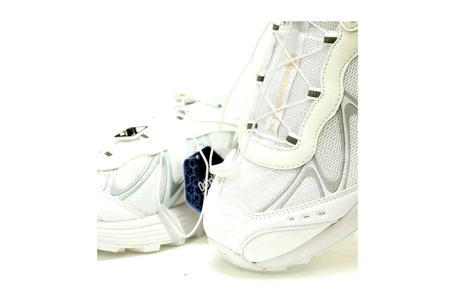 Asics Gel-Nimbus White Green cushioned runner six photo view thumbnail 6