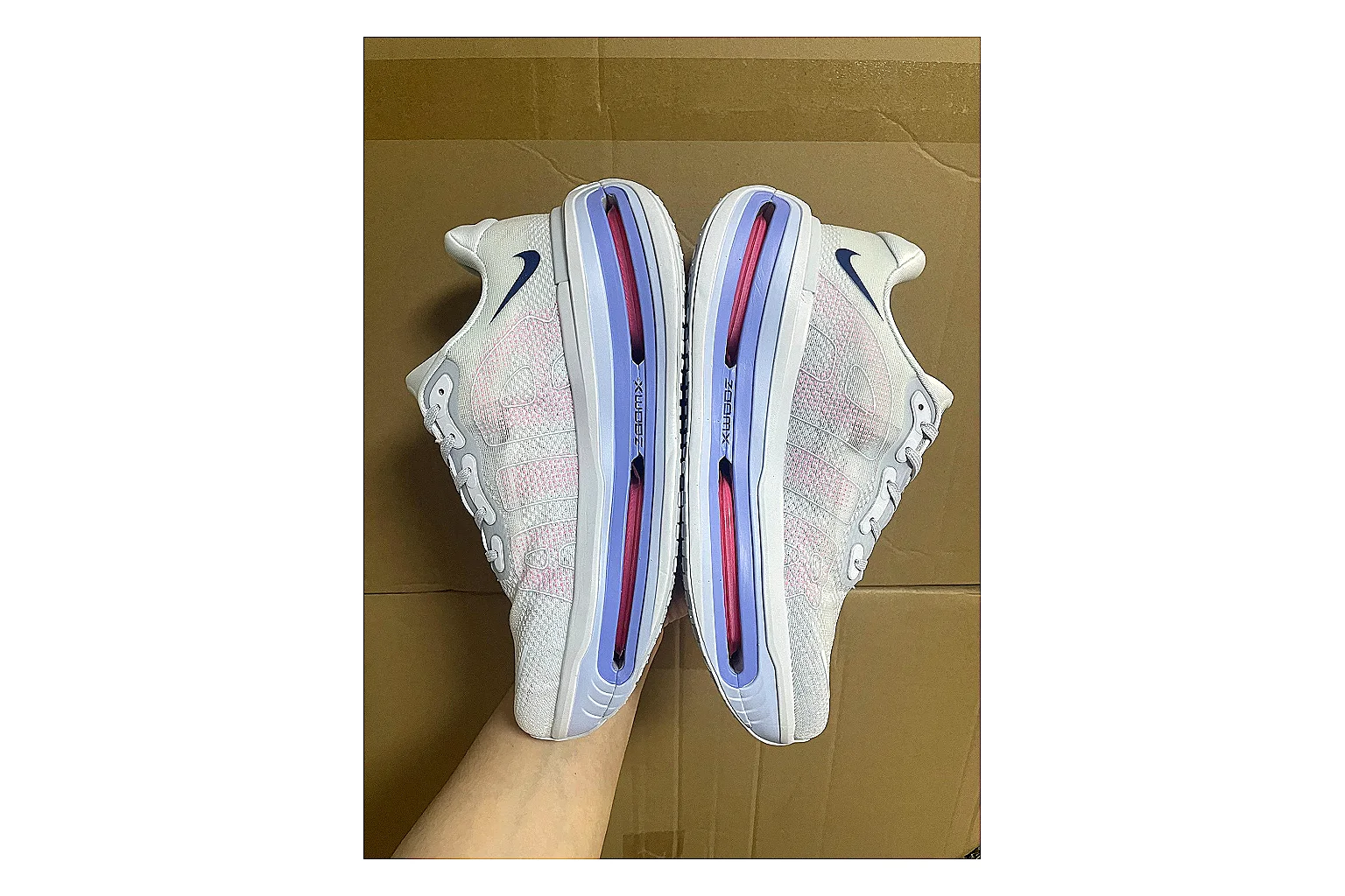 Asics Gel Runner White Purple budget find photo showing white mesh-leather runner upper, purple Asics accents, retro running shape, and cushioned sole thumbnail 4