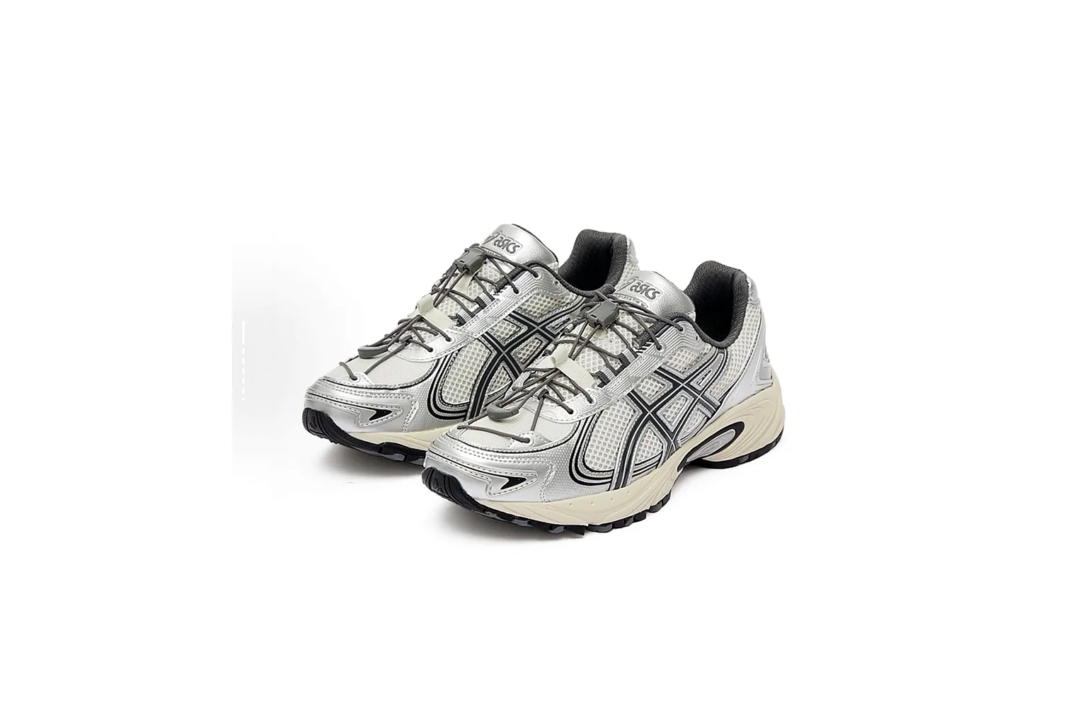 Asics Gel-Kayano 14 Silver Grey gel runner six photo view thumbnail 6