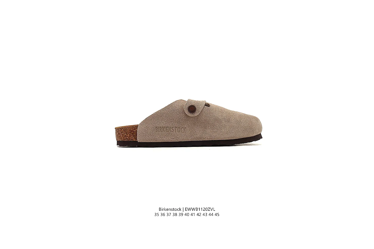 kakofindlist.com Birkenstock Beige Suede Clog 0873 Beige mule product image thumbnail 3