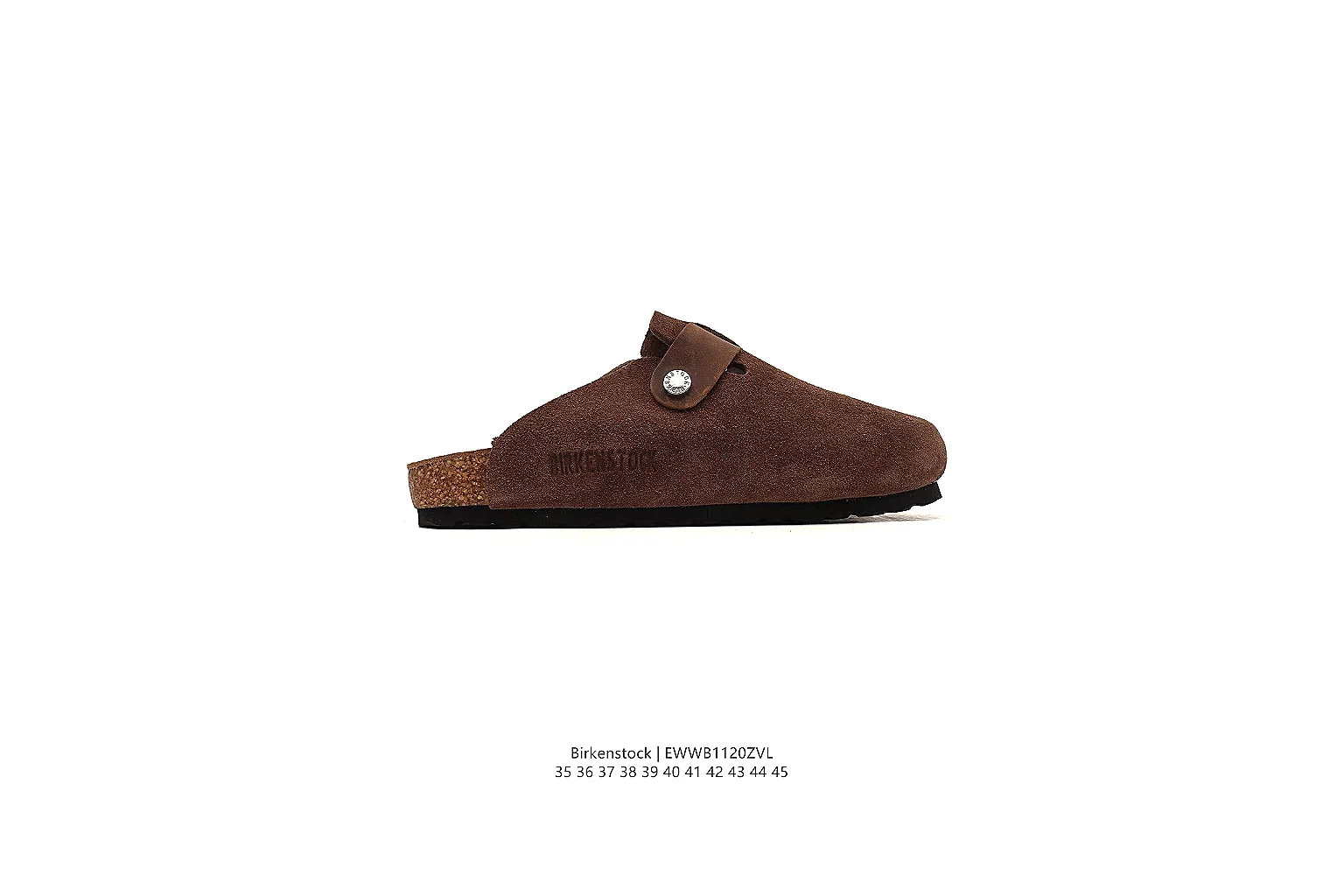 kakofindlist.com Birkenstock Brown Suede Clog 0876 Brown mule product image thumbnail 3