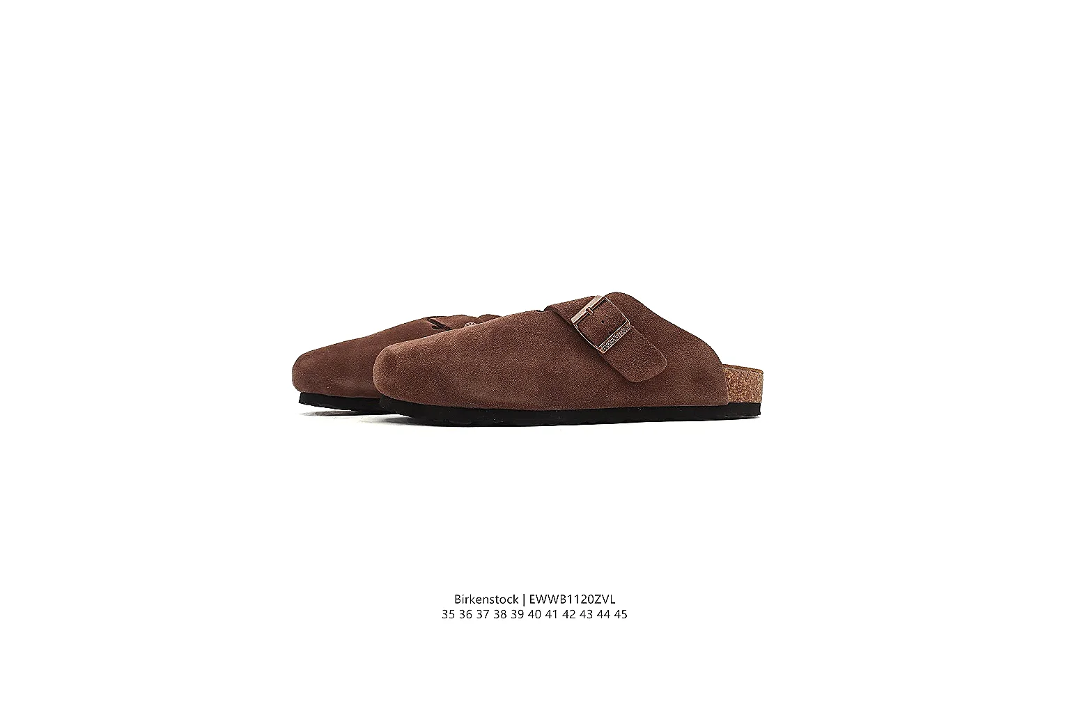 kakofindlist.com Birkenstock Chestnut Suede Clog 0867 Chestnut mule product image thumbnail 2