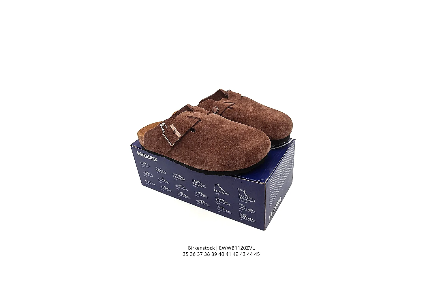 kakofindlist.com Birkenstock Chestnut Suede Clog 0867 Chestnut mule product image thumbnail 6