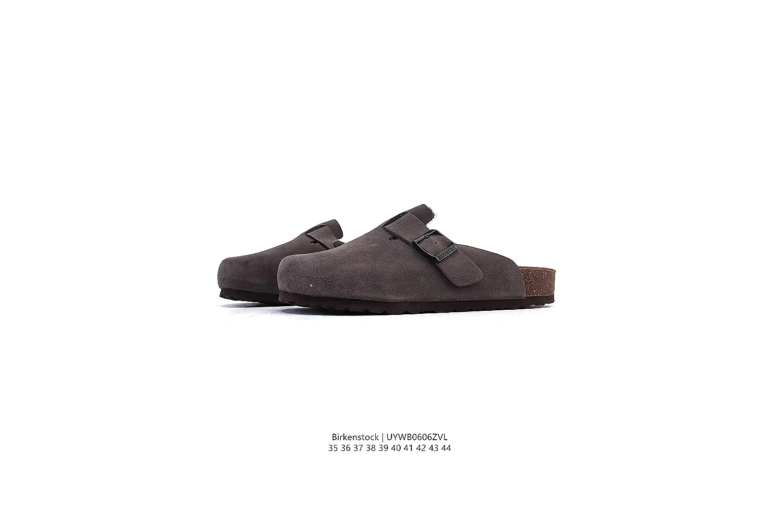 kakofindlist.com Birkenstock Dark Grey Suede Clog 0889 Dark Grey mule product image thumbnail 2