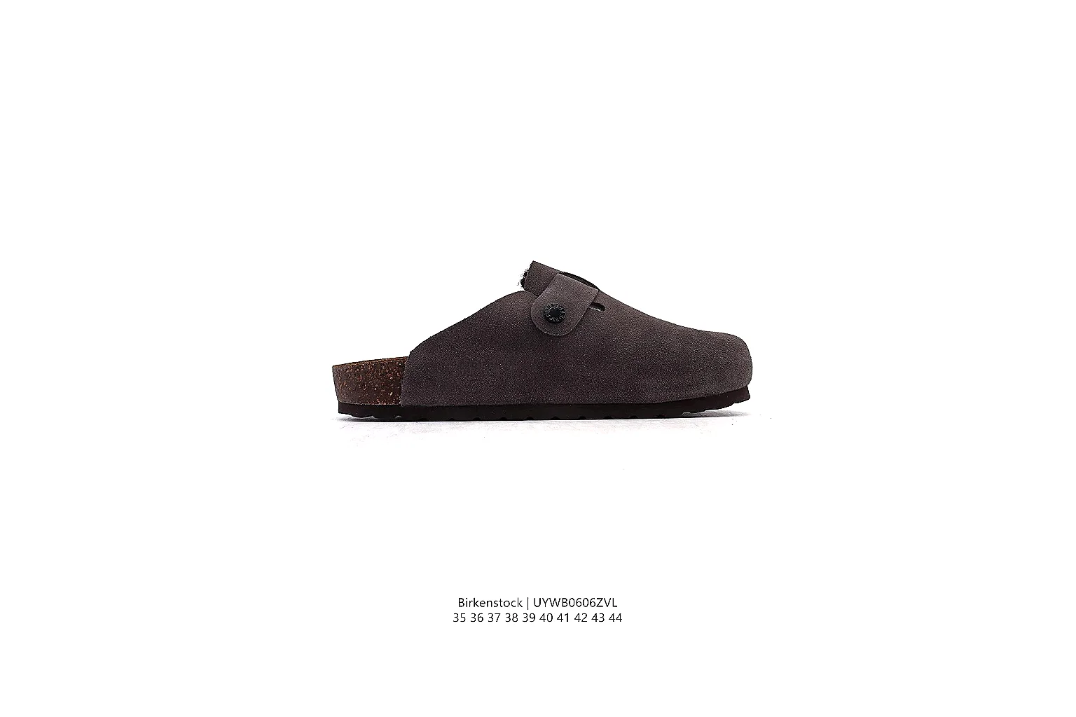 kakofindlist.com Birkenstock Dark Grey Suede Clog 0889 Dark Grey mule product image thumbnail 3