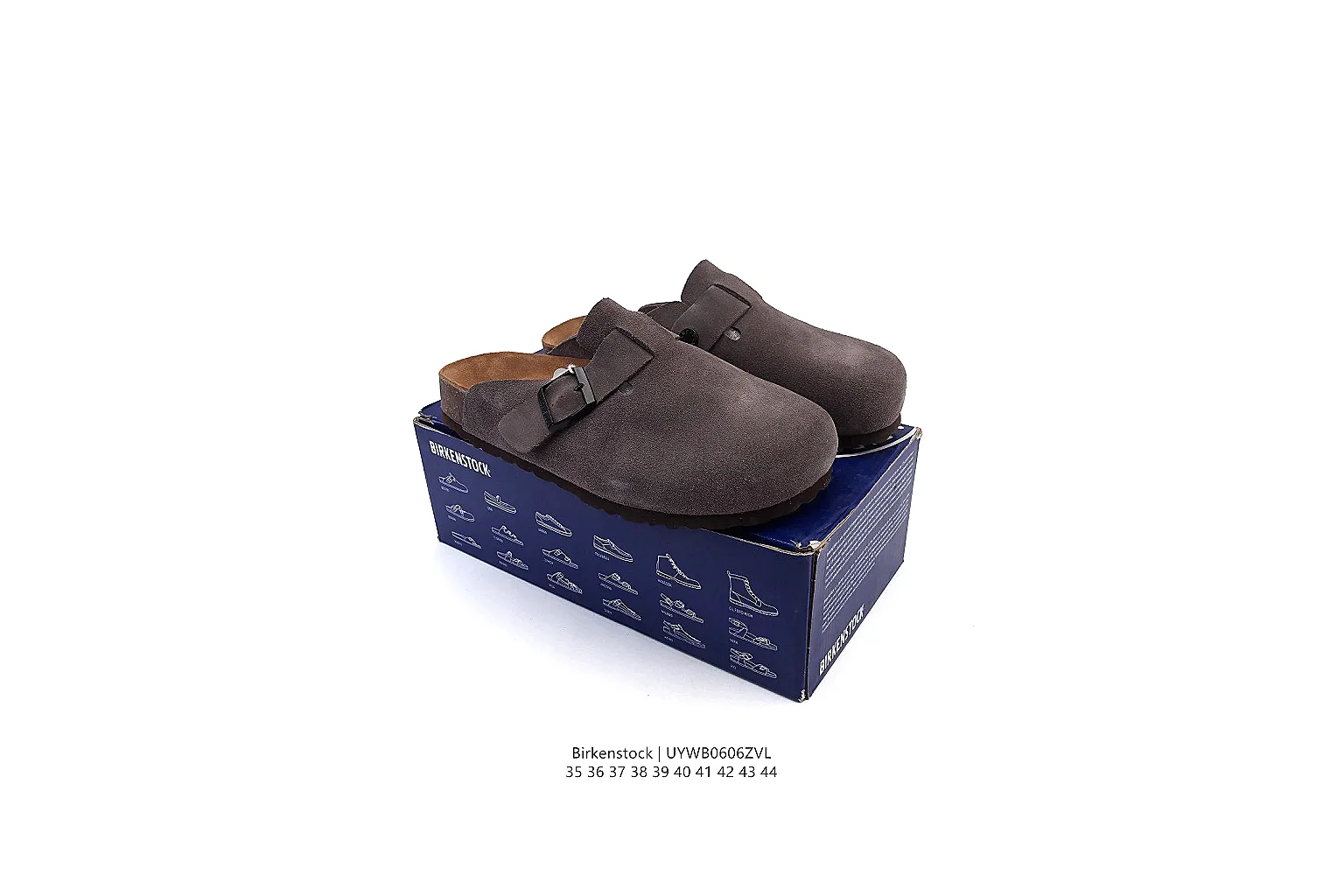 kakofindlist.com Birkenstock Dark Grey Suede Clog 0889 Dark Grey mule product image thumbnail 6