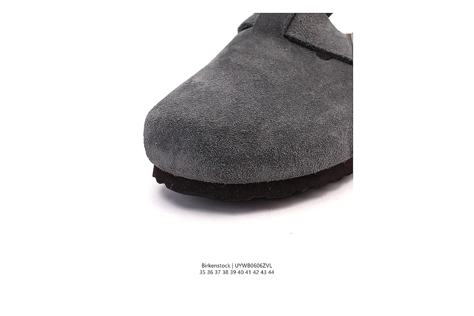 kakofindlist.com Birkenstock Grey Suede Clog 0903 Grey mule product image thumbnail 5