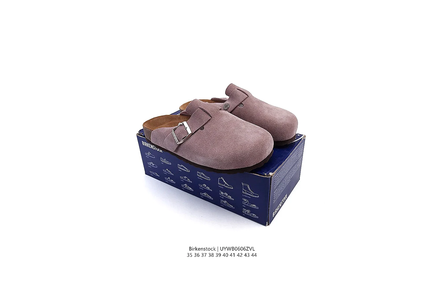 kakofindlist.com Birkenstock Mauve Suede Clog 0896 Mauve mule product image thumbnail 6