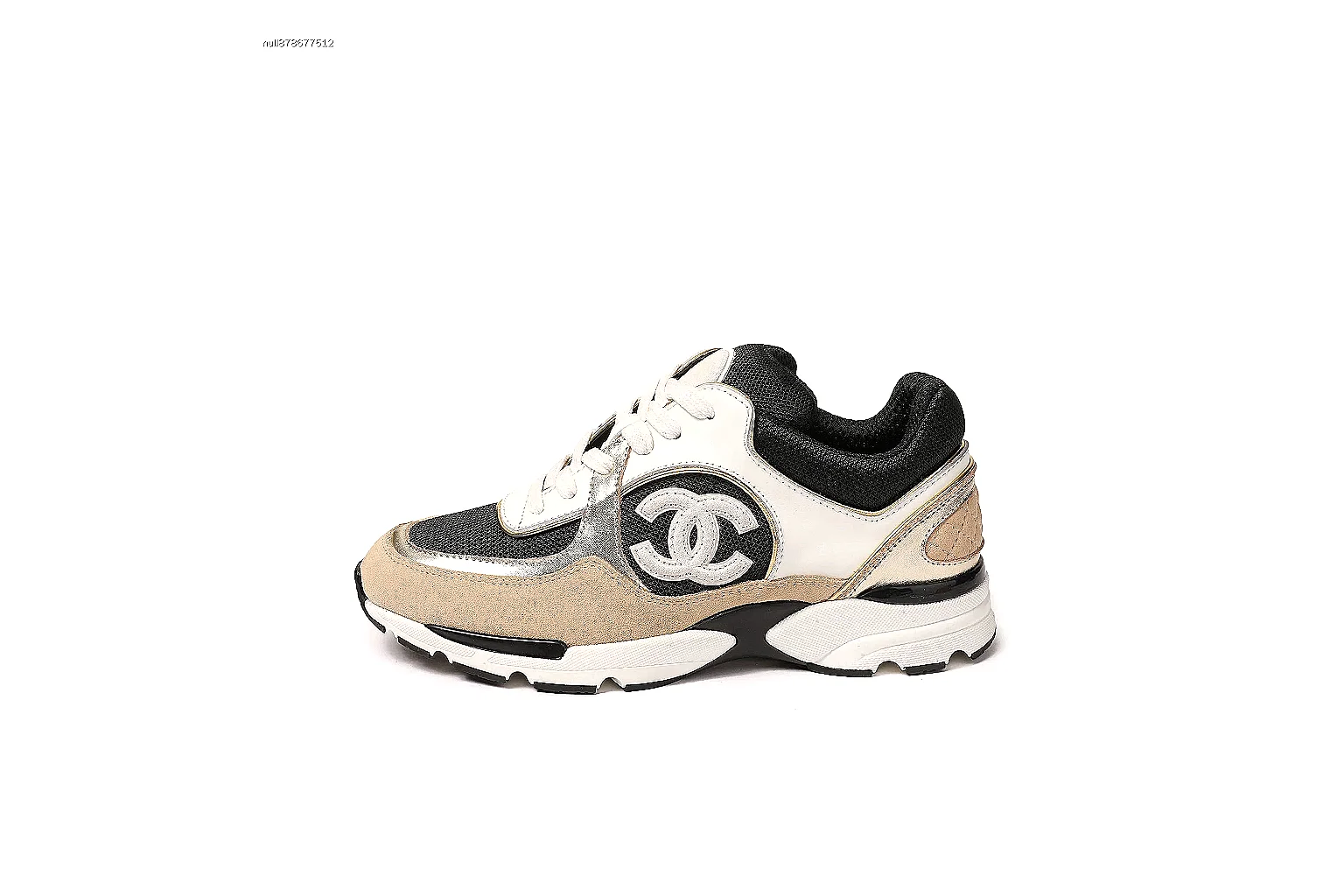 Kako Find List budget photos for Chanel Beige Black Runner Sneaker