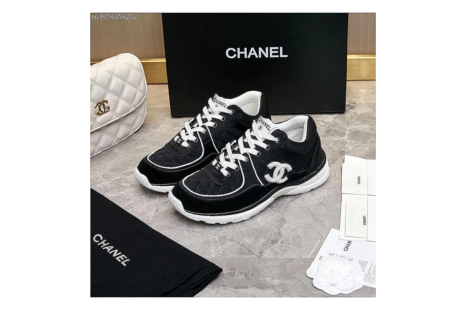 Kako Find List budget photos for Chanel Black Runner Sneaker thumbnail 4