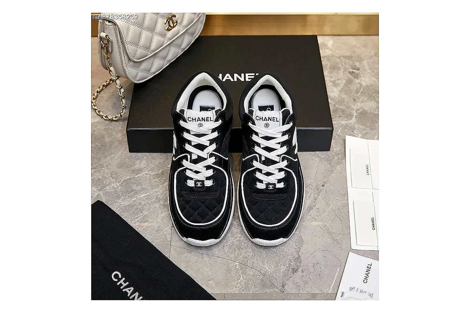 Kako Find List budget photos for Chanel Black Runner Sneaker thumbnail 6