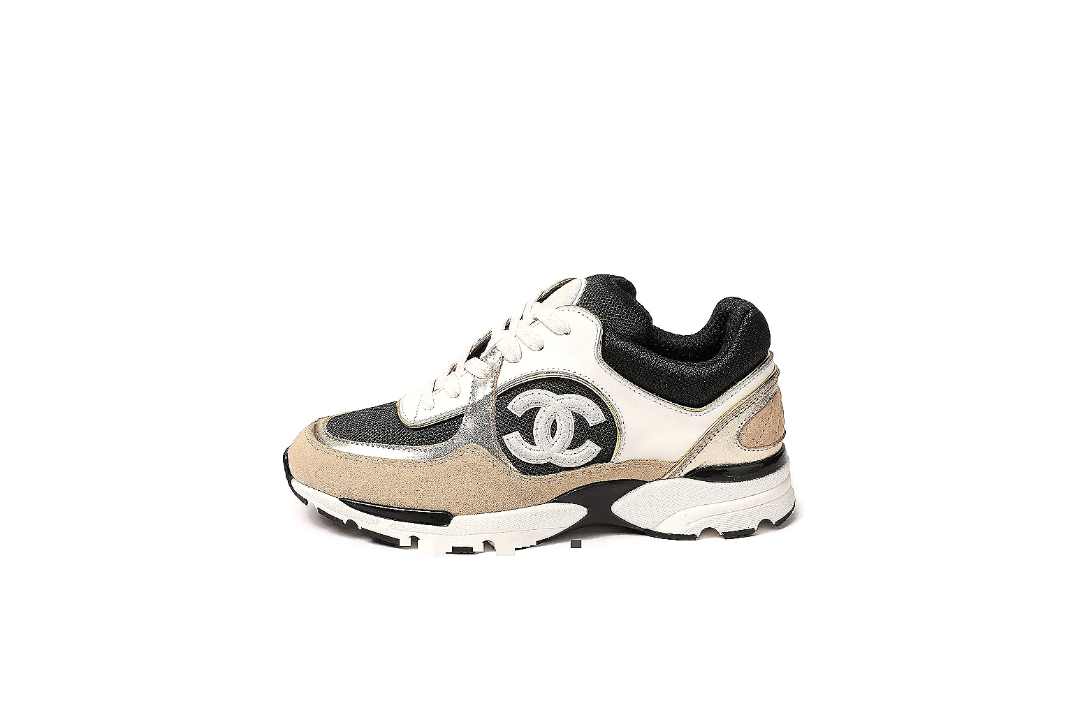kakofindlist.com Chanel Beige Black CC Runner 3638 Beige Black runner product image