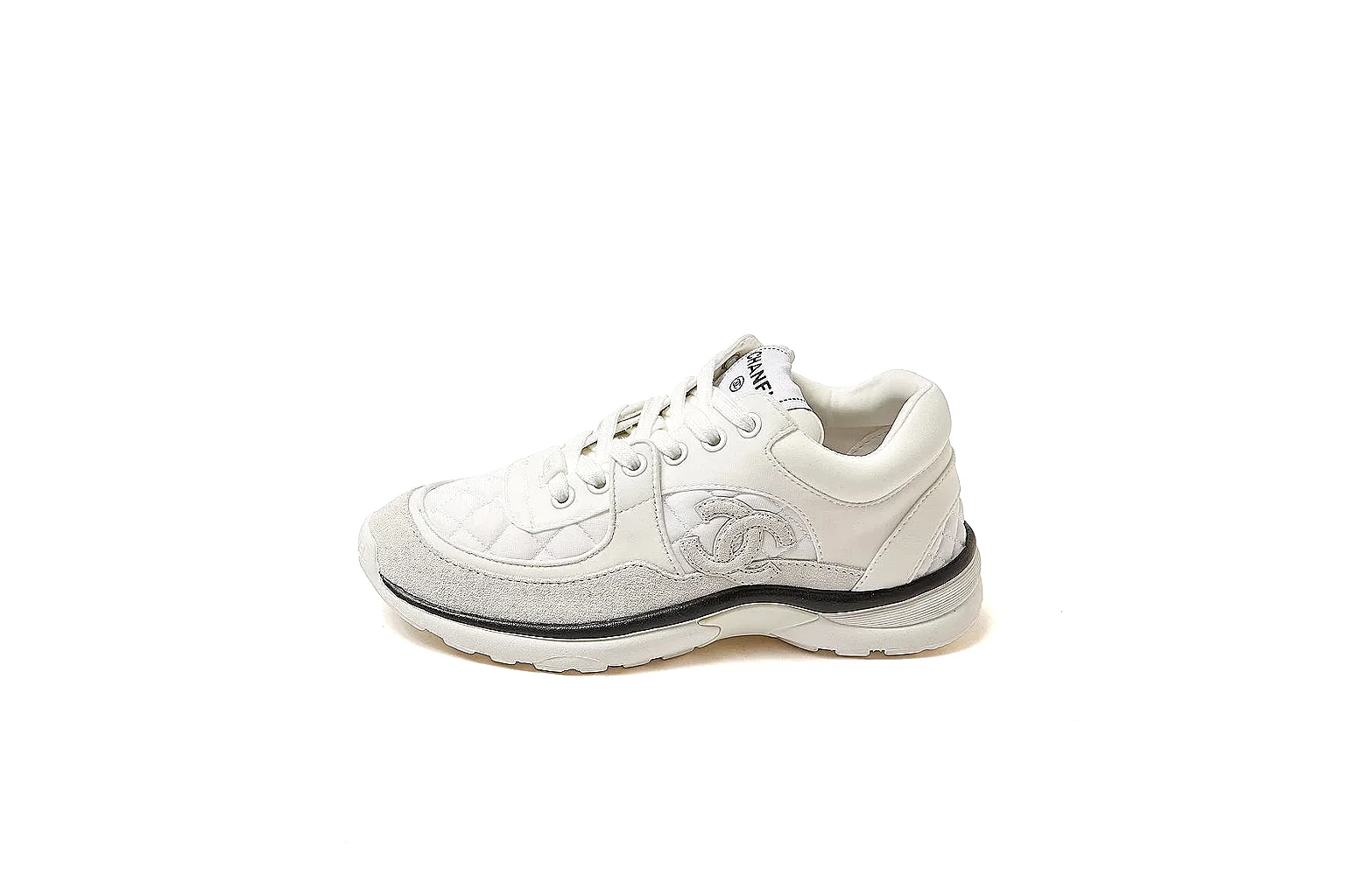 kakofindlist.com Chanel White CC Runner 2873 White runner product image