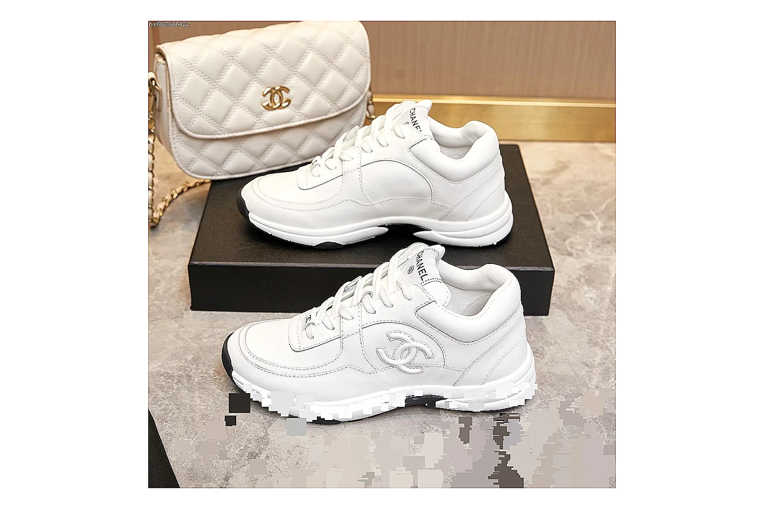 Kako Find List budget photos for Chanel White Runner Sneaker
