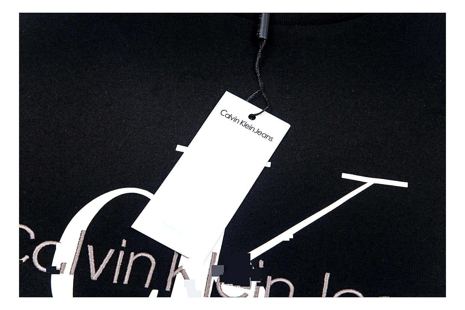kakofindlist.com Calvin Klein Black CK Logo Logo Tee 0611 Black CK Logo short-sleeve-tee product image thumbnail 2