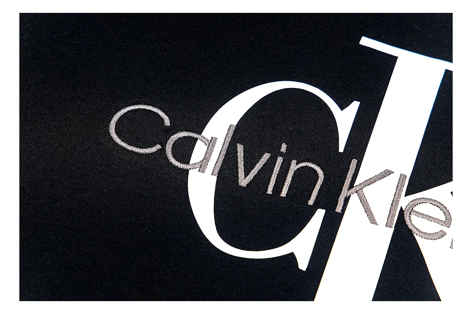 kakofindlist.com Calvin Klein Black CK Logo Logo Tee 0611 Black CK Logo short-sleeve-tee product image thumbnail 4