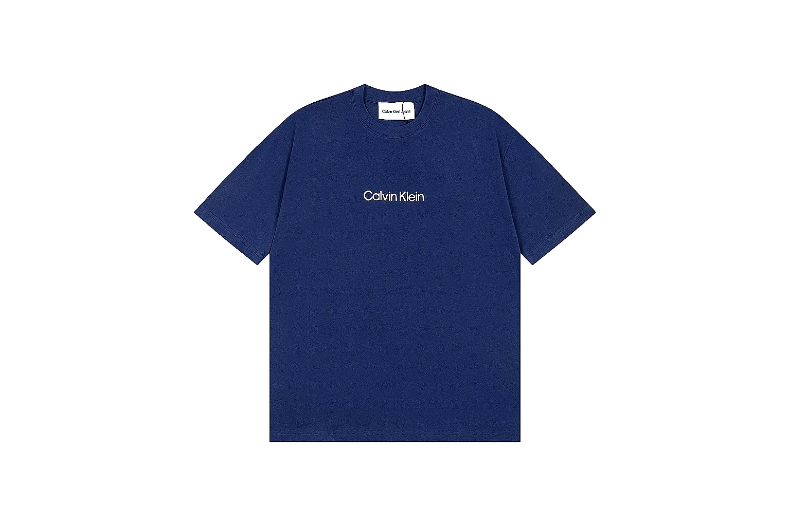 kakofindlist.com Calvin Klein Blue Logo Tee 0577 Blue short-sleeve-tee product image