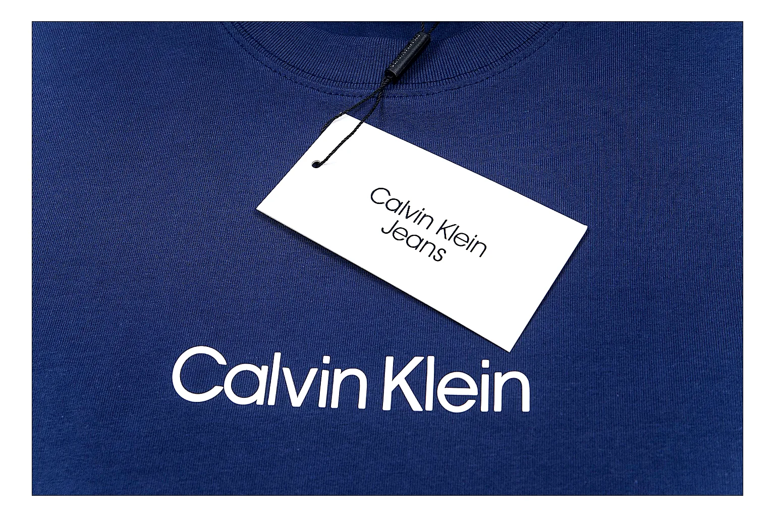 kakofindlist.com Calvin Klein Blue Logo Tee 0577 Blue short-sleeve-tee product image thumbnail 5