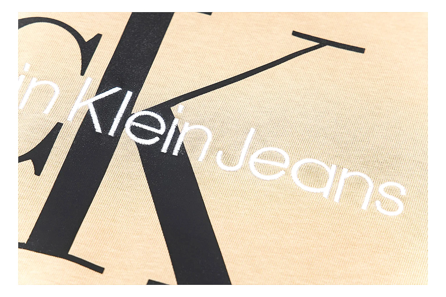 kakofindlist.com Calvin Klein Cream Logo Logo Tee 0597 Cream Logo short-sleeve-tee product image thumbnail 5