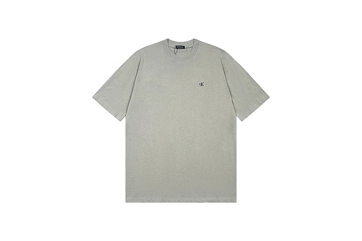 kakofindlist.com Calvin Klein Grey Small Logo Logo Tee 0554 Grey Small Logo short-sleeve-tee product image