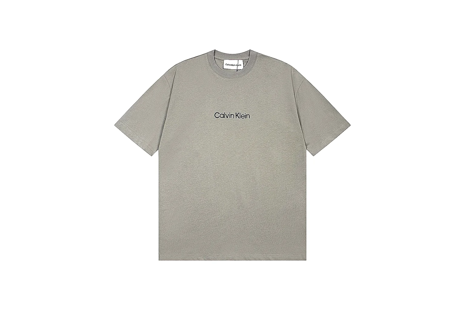 kakofindlist.com Calvin Klein Grey Logo Tee 0568 Grey short-sleeve-tee product image