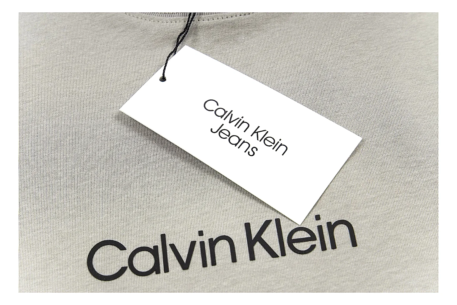 kakofindlist.com Calvin Klein Grey Logo Tee 0568 Grey short-sleeve-tee product image thumbnail 5