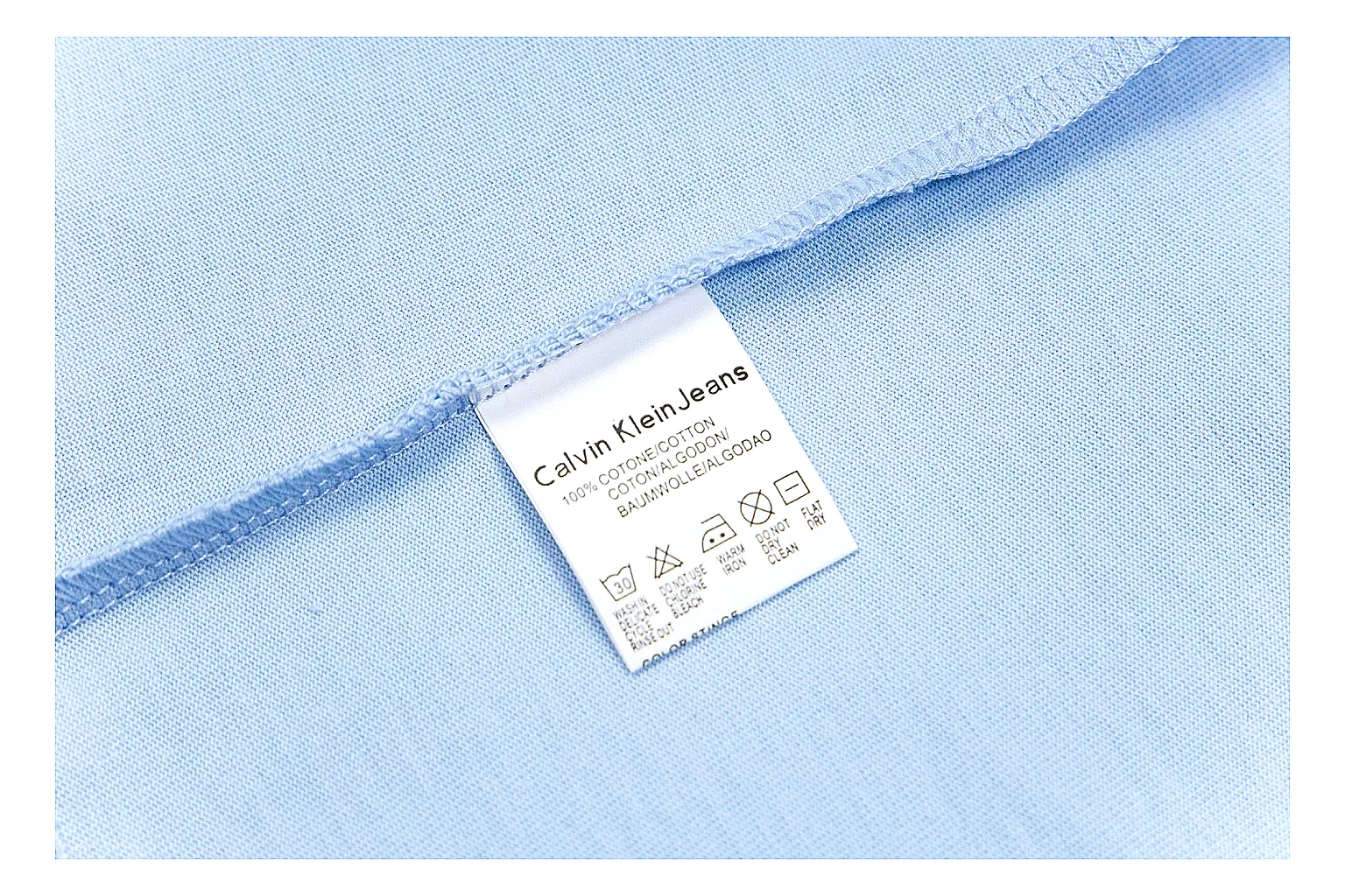 kakofindlist.com Calvin Klein Light Blue Logo Logo Tee 0602 Light Blue Logo short-sleeve-tee product image thumbnail 4