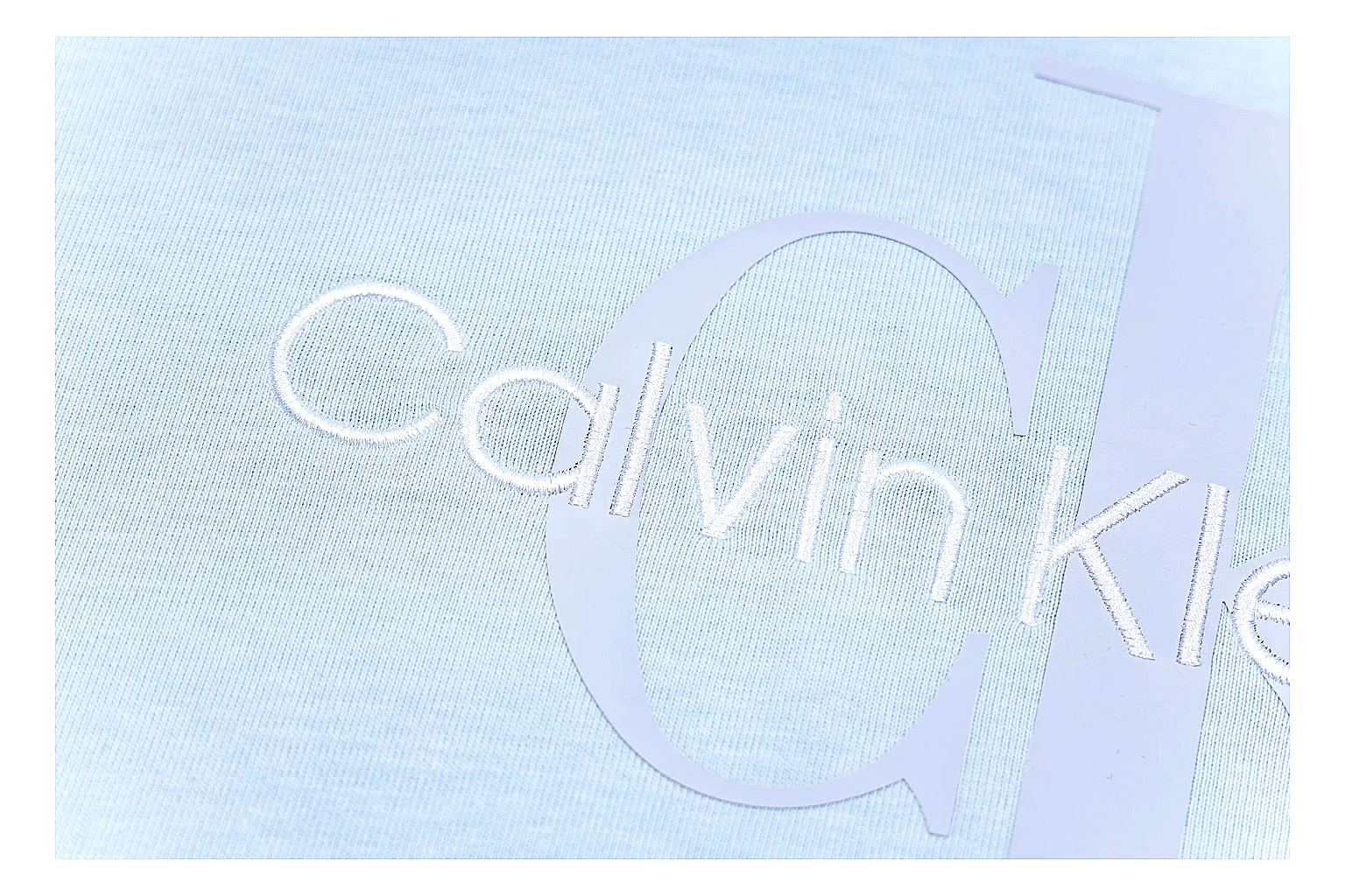 kakofindlist.com Calvin Klein Light Blue Logo Logo Tee 0602 Light Blue Logo short-sleeve-tee product image thumbnail 5