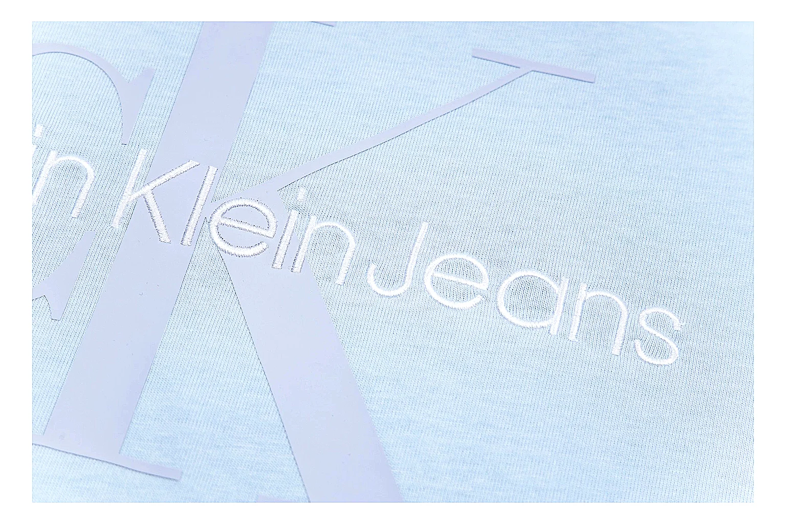 kakofindlist.com Calvin Klein Light Blue Logo Logo Tee 0602 Light Blue Logo short-sleeve-tee product image thumbnail 6