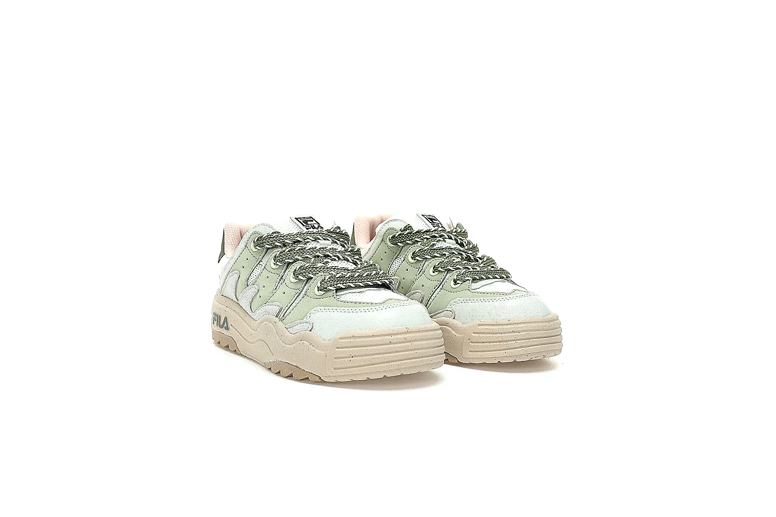 Kako Find List budget photos for Fila Beige Green Low Sneaker thumbnail 6