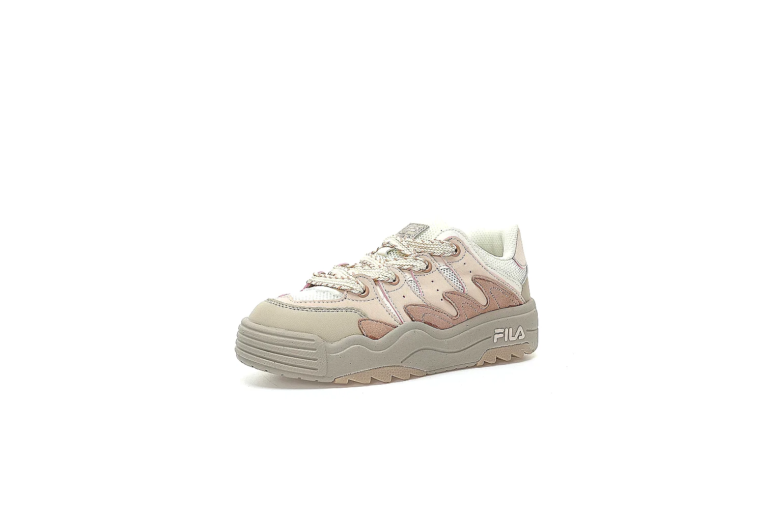 Kako Find List budget photos for Fila Beige Pink Low Sneaker thumbnail 2
