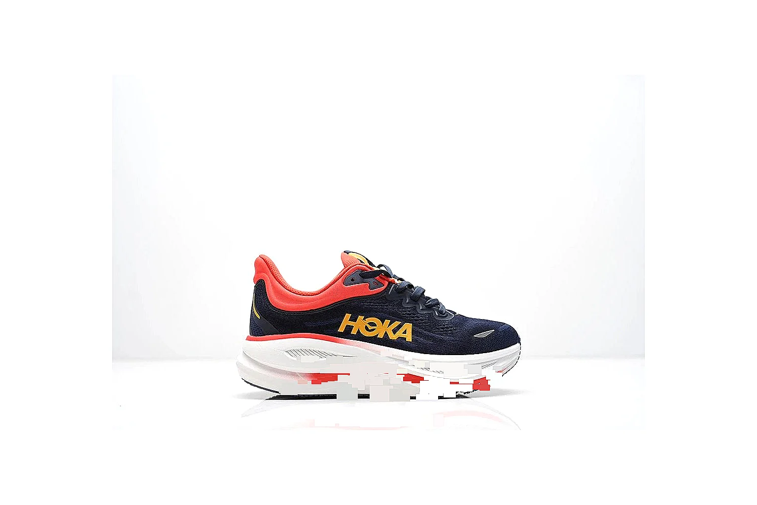 kakofindlist.com Hoka Bondi Navy Red budget shortlist note six-photo gallery