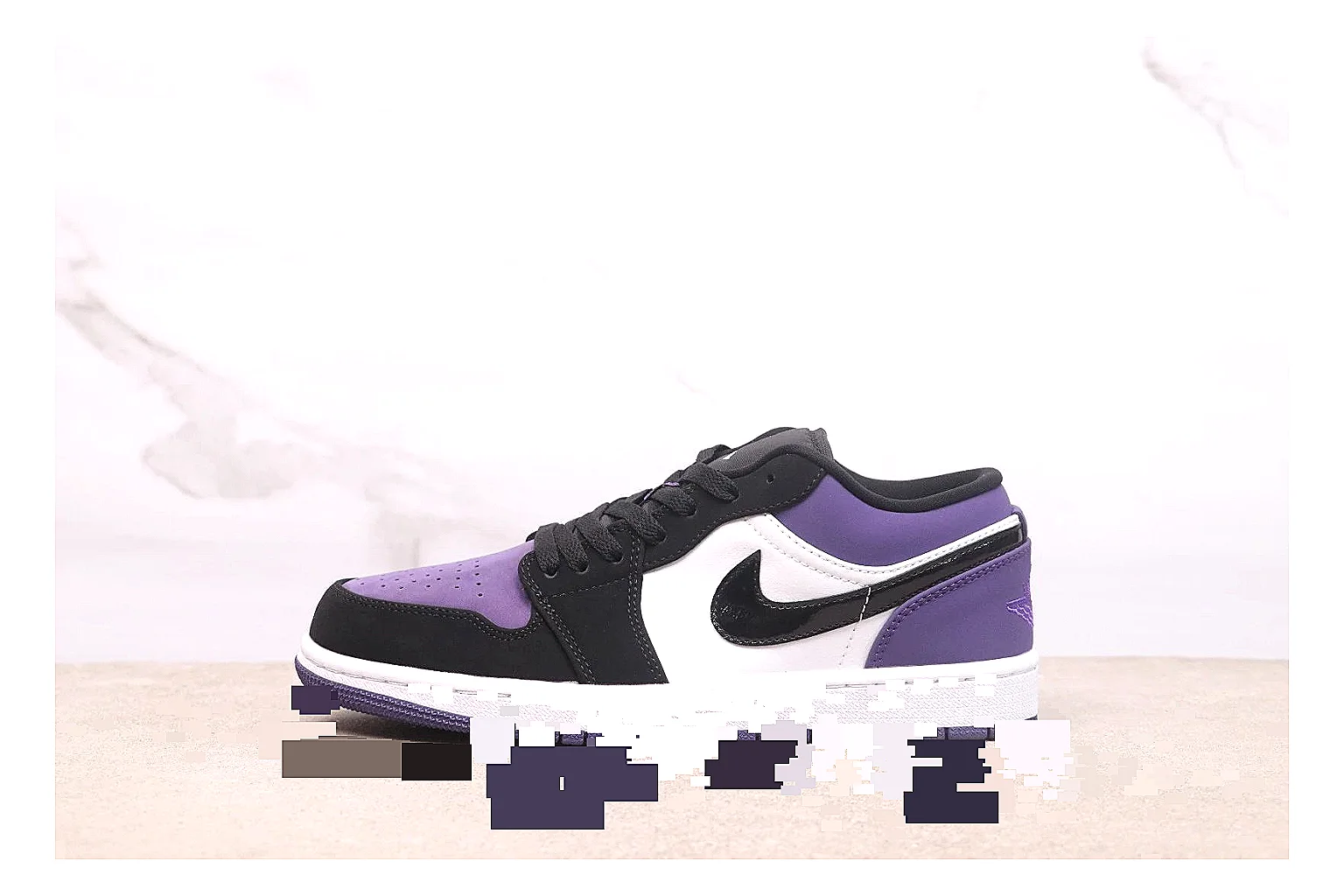 kakofindlist.com Jordan Air Jordan 1 Low Black Purple budget shortlist note six-photo gallery