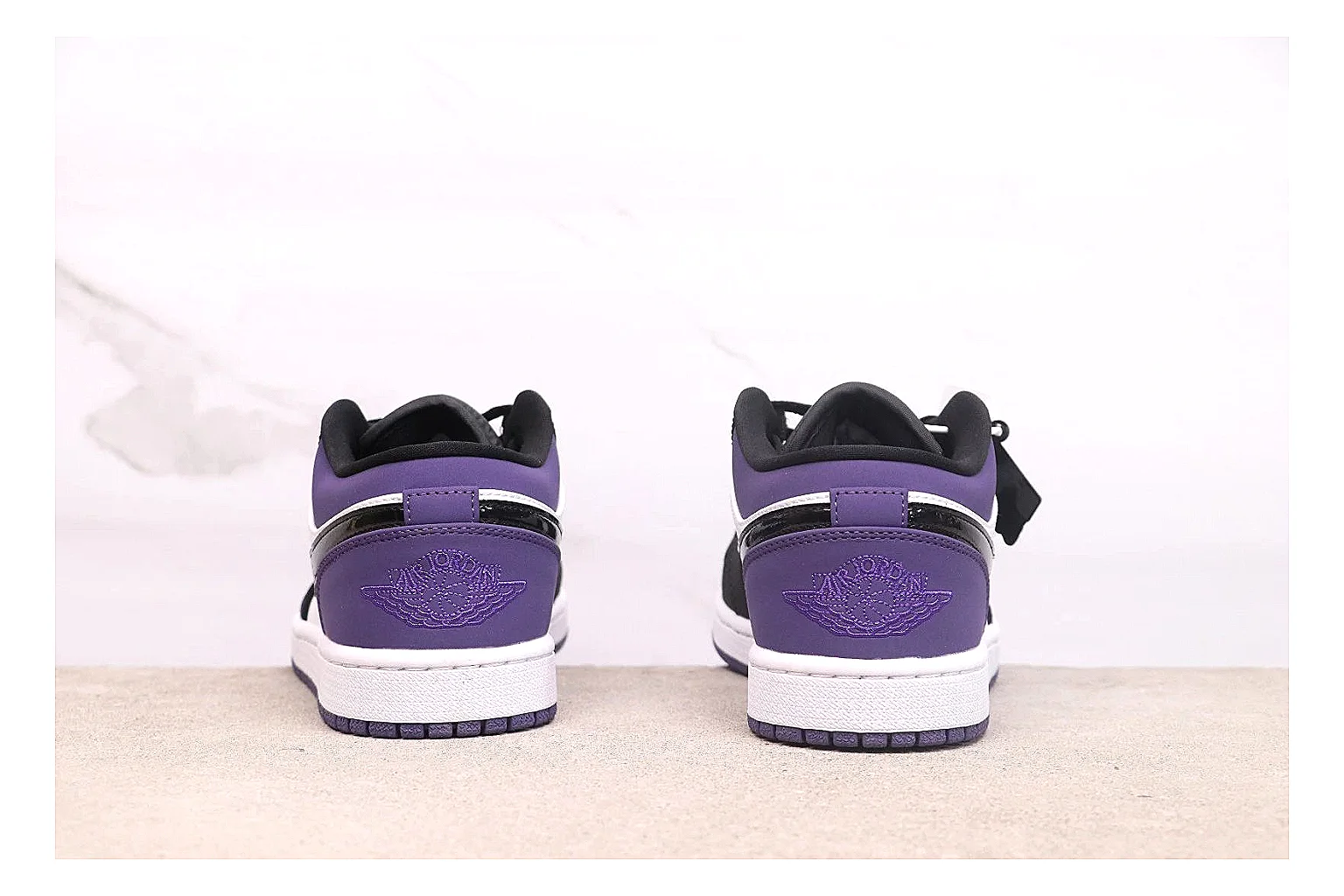 kakofindlist.com Jordan Air Jordan 1 Low Black Purple budget shortlist note six-photo gallery thumbnail 4
