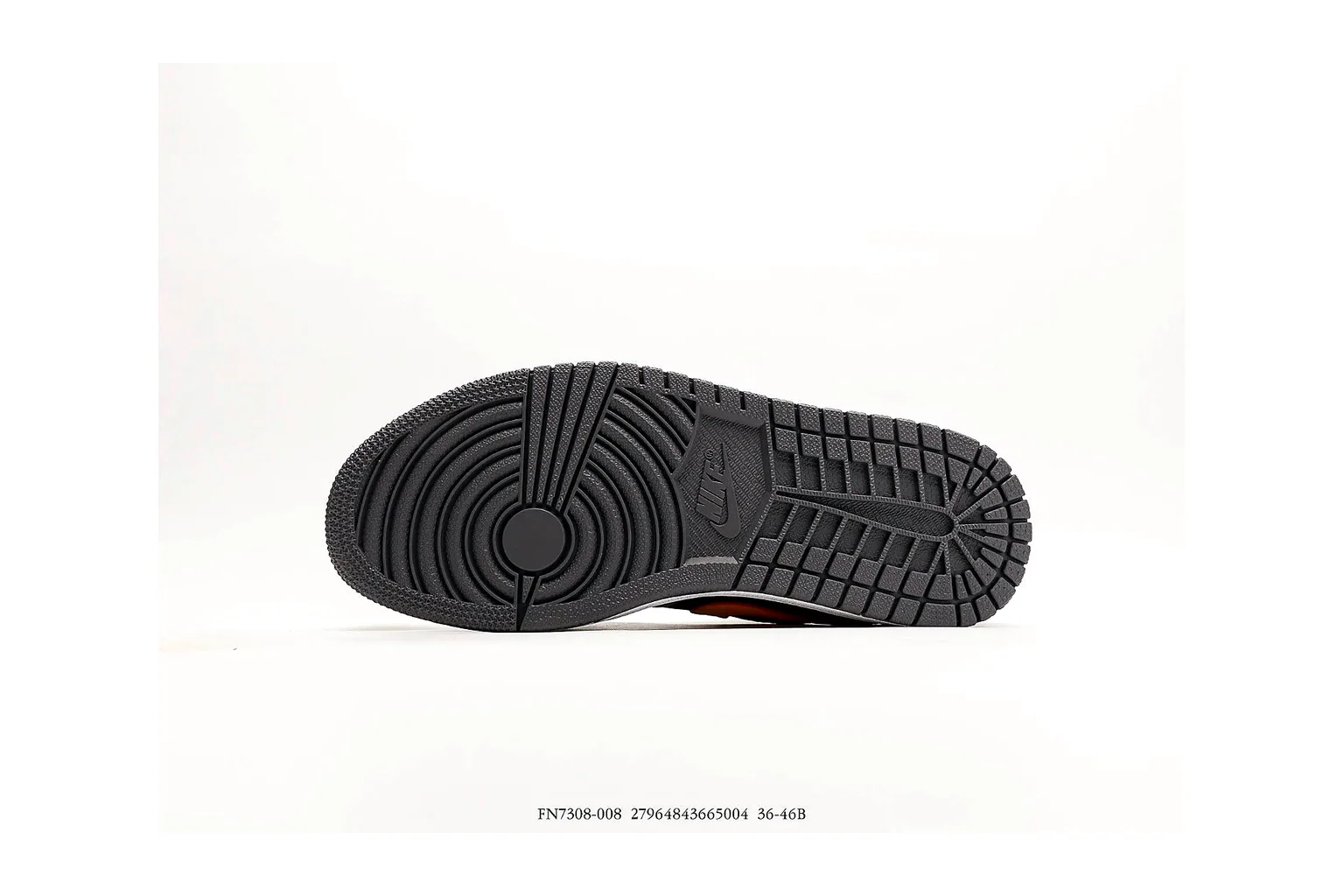 Jordan Air Jordan 1 Low Black Orange retro basketball low six photo view thumbnail 3