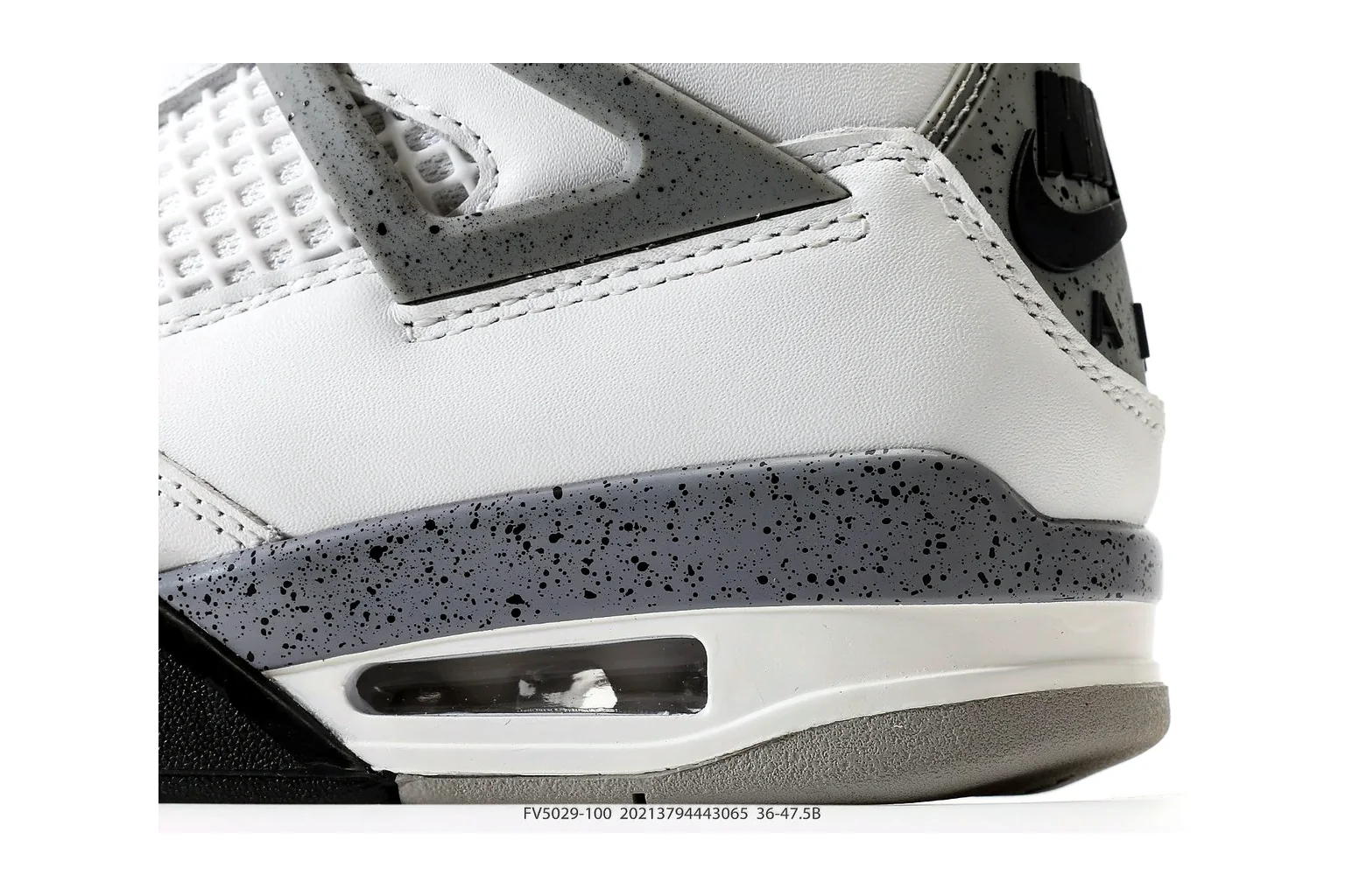 Jordan Air Jordan 4 White Cement retro basketball six photo view thumbnail 6