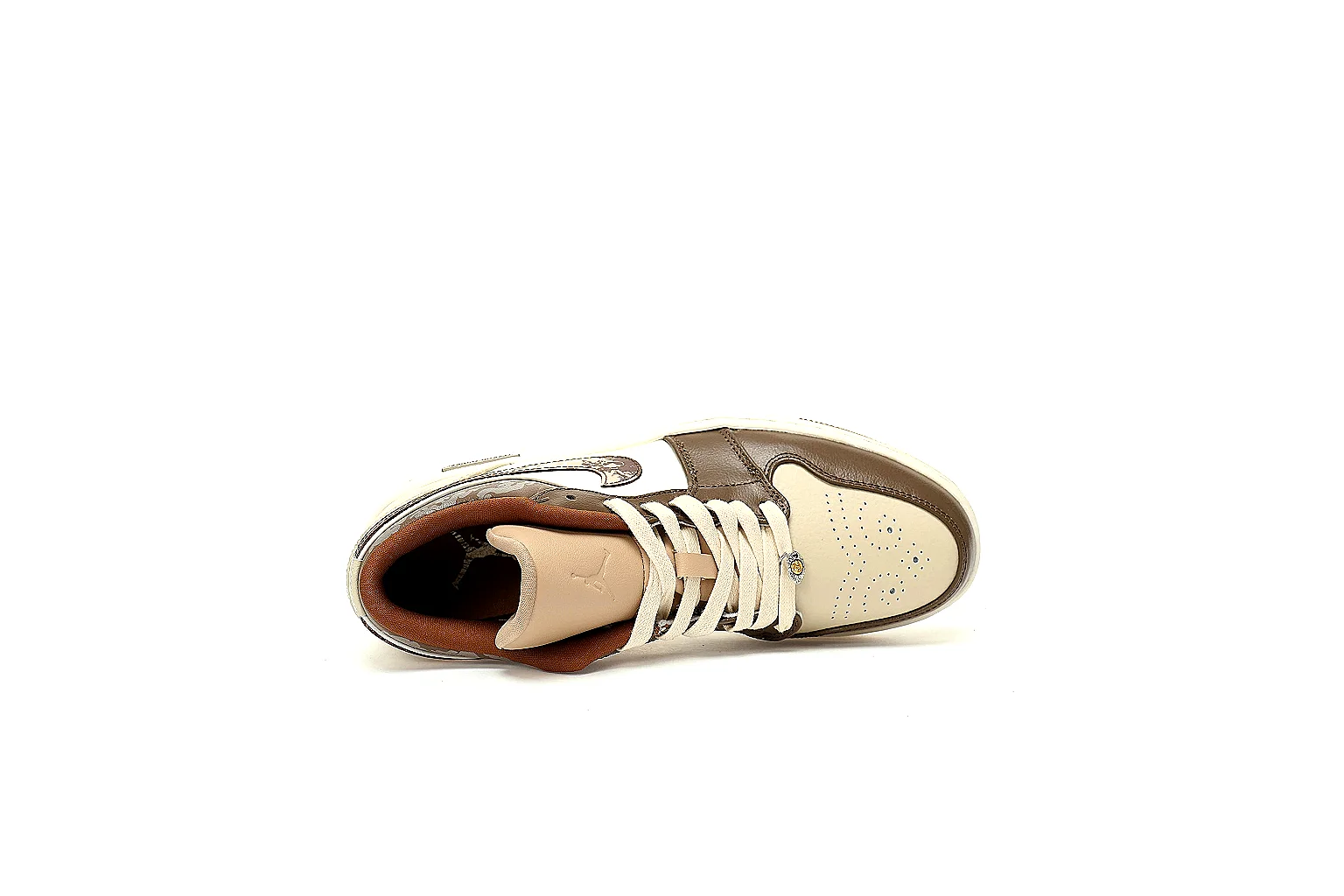 Kako Find List budget photos for Jordan Brown Cream Low Court thumbnail 4