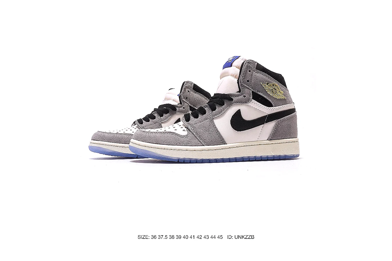 Jordan Jordan 1 style Gray Purple 6841 budget find six-photo gallery thumbnail 2